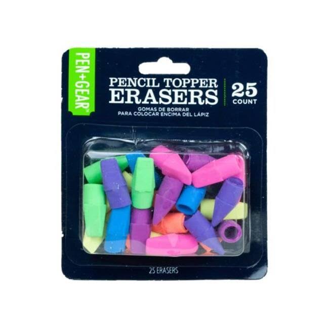 Pencil Topper Erasers Case of 25 H6008