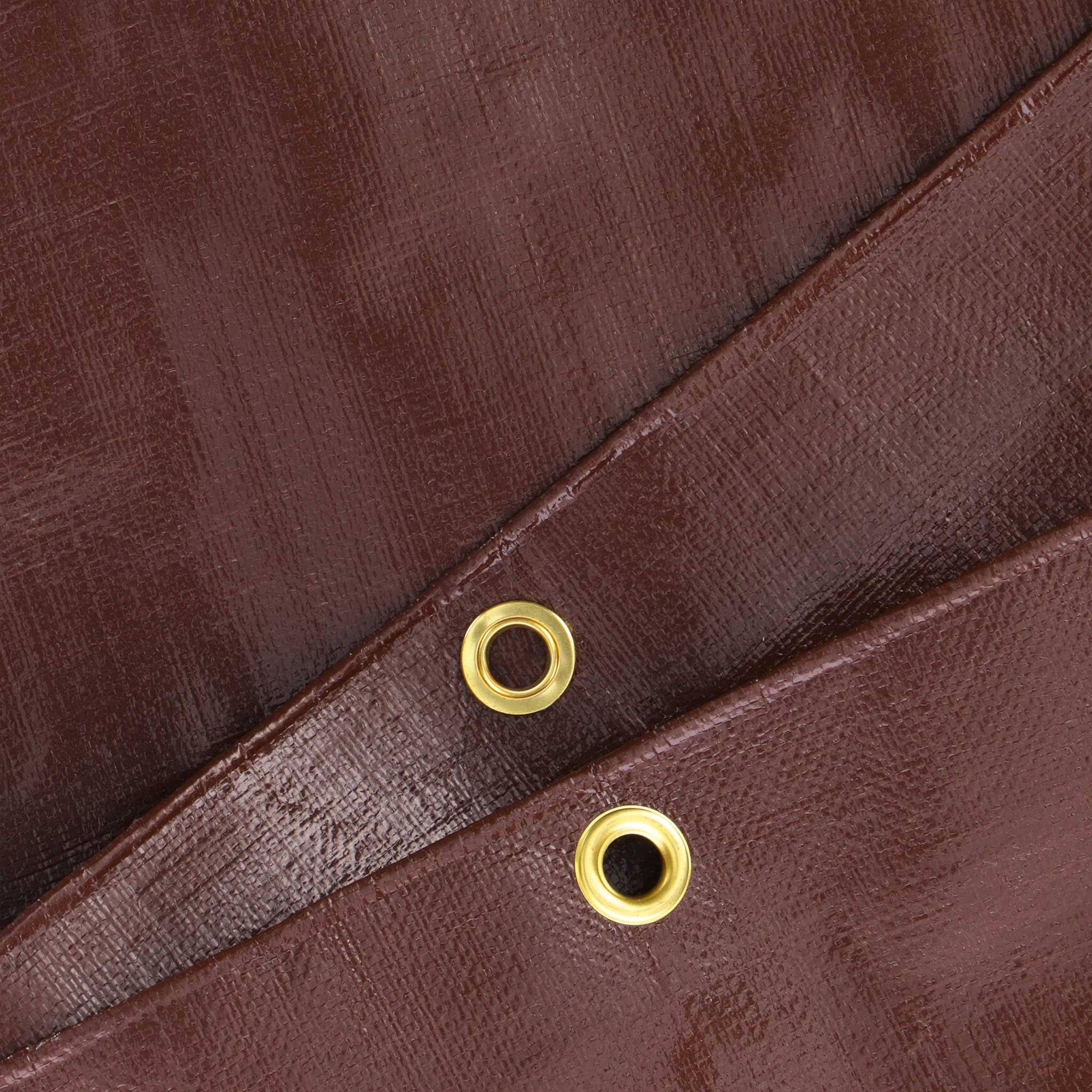 Heavy Duty Poly Tarp Brown 20’ x 30’ X8157