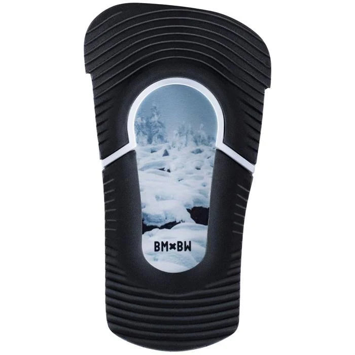 White Small Snowboard Bindings T7640