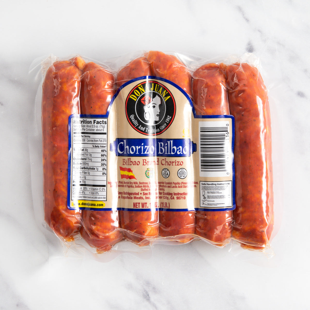 Chorizo Bilbao Pack of 3 (1 pound) H609