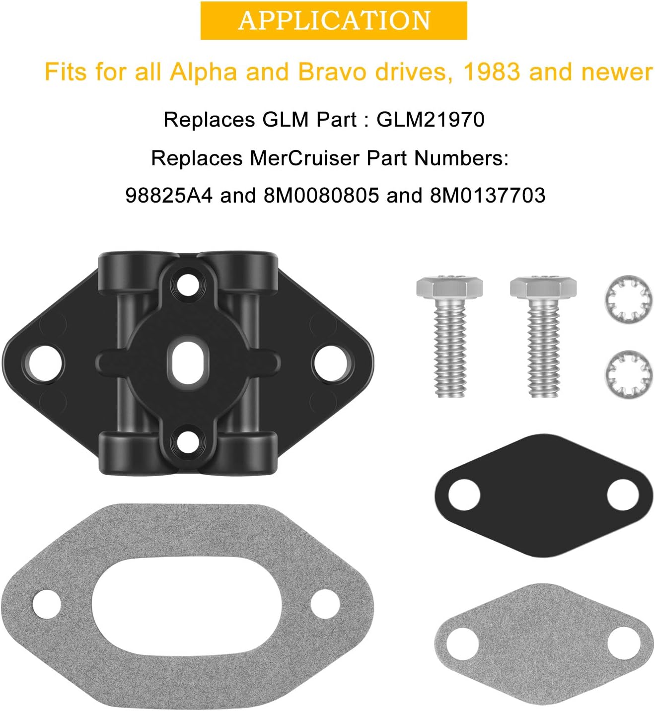 Trim Connector Kit for MerCruiser Alpha Bravo Drives, Pack of 2 I347402