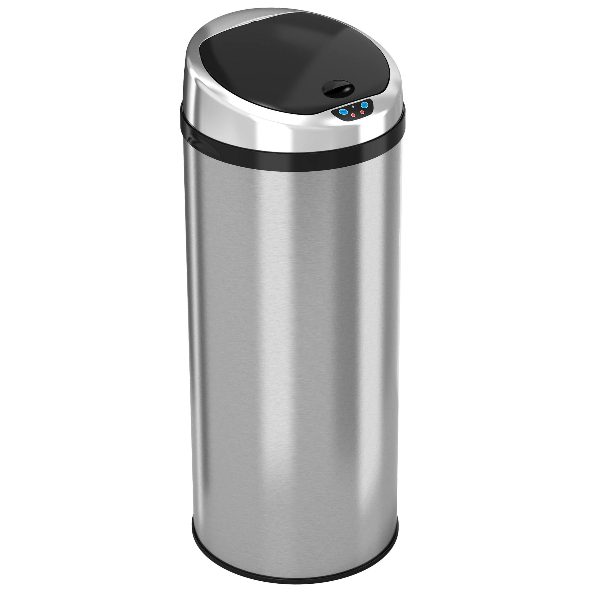 Stainless Steel Motion Sensor Trash Can Q442