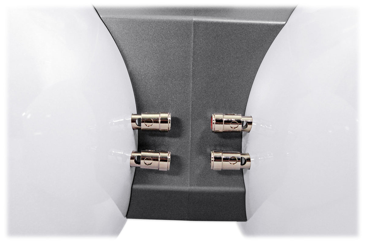 Dual 8" White 1600w Marine Wakeboard Tower Speaker Systems F403104