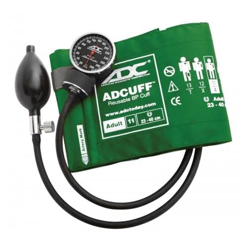 Disposable Aneroid Sphyg Adult Green Y77618