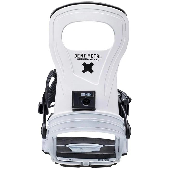 White Small Snowboard Bindings T7640