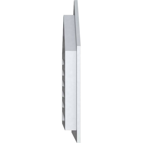 24 inch x 24 inch Peaked Top Gable Vent PVC L7598