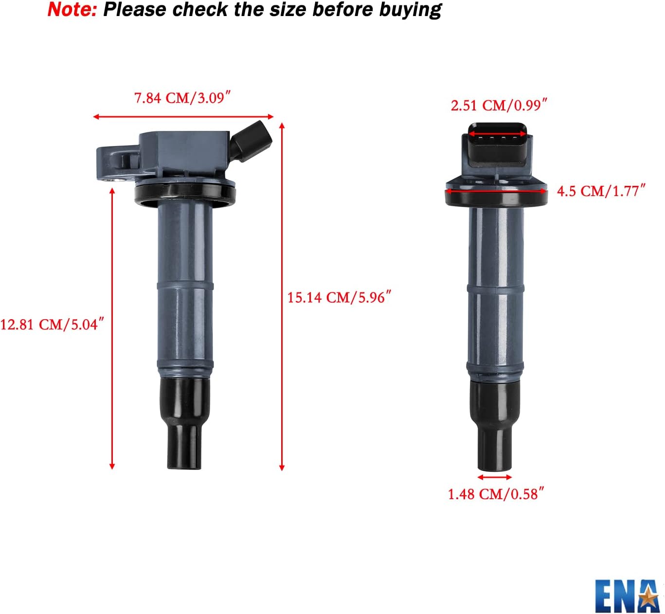 Set of 4 Ignition Coil Pack for 2.0L 2.4L L4 N3531