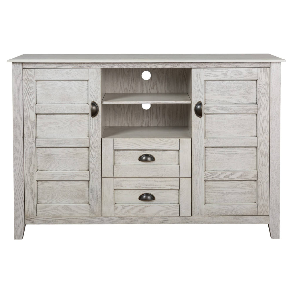White Wash TV Console P86255