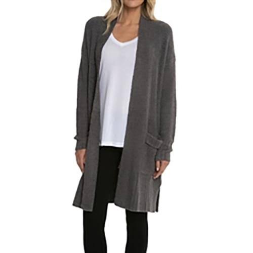 Black CozyChic Lite Long Weekend Cardi N216470