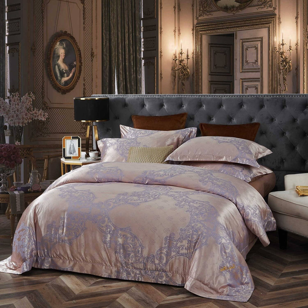 King 6 Pieces Cotton Duvet Cover Set W168453