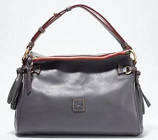 Medium Florentine Leather Zip Hobo L7834
