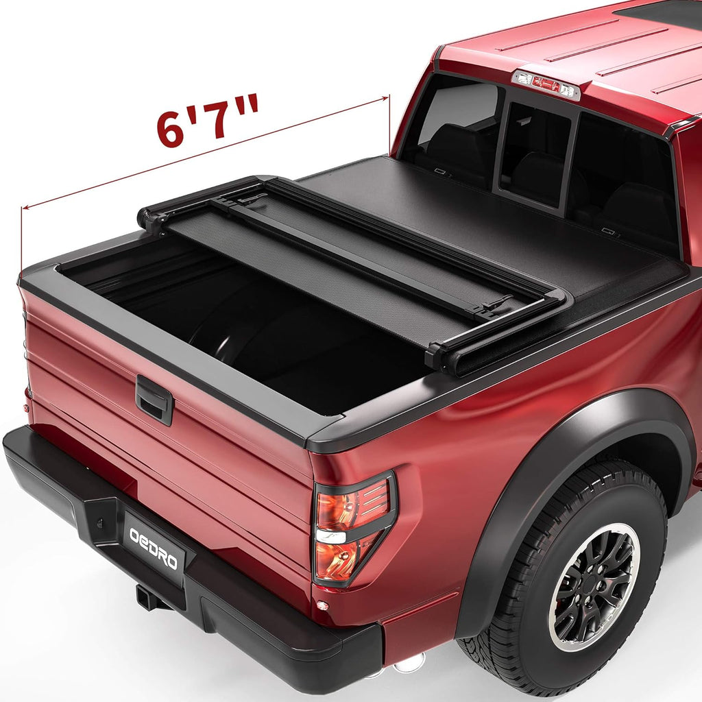 Soft Tri-fold Truck Bed Tonneau Cover for 5.5ft Bed W207335