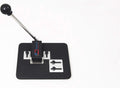 Heavy Duty Desktop ID Badge Slot Punch Black Z54530