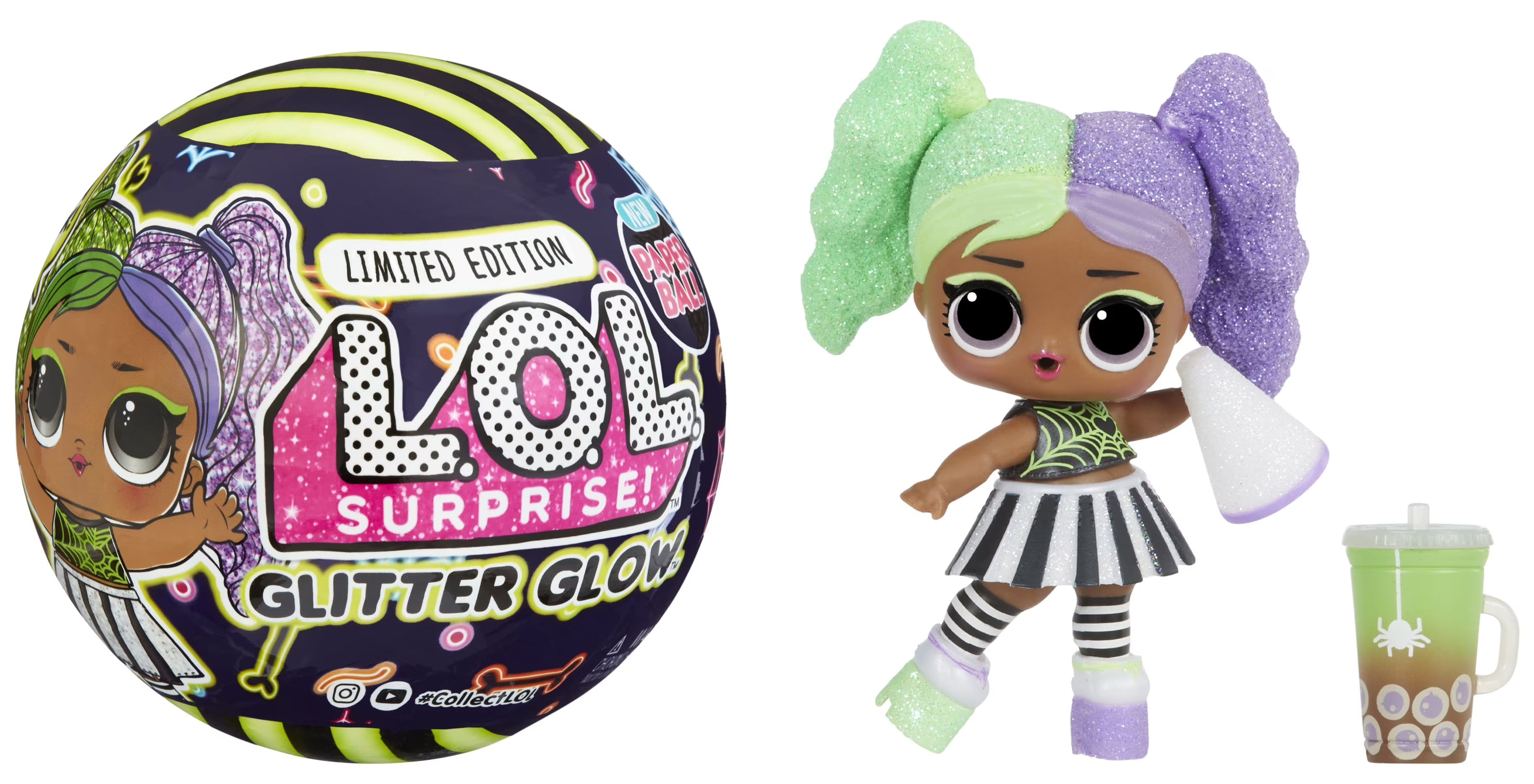 Glow-in-the-Dark Doll with 7 Surprises J4300