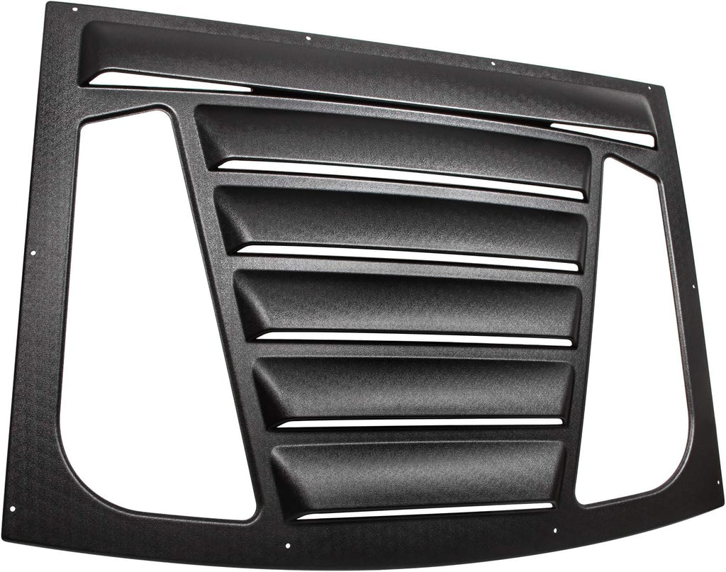 3pcs ABS Matte Black Rear & Side Window Louvers K754977