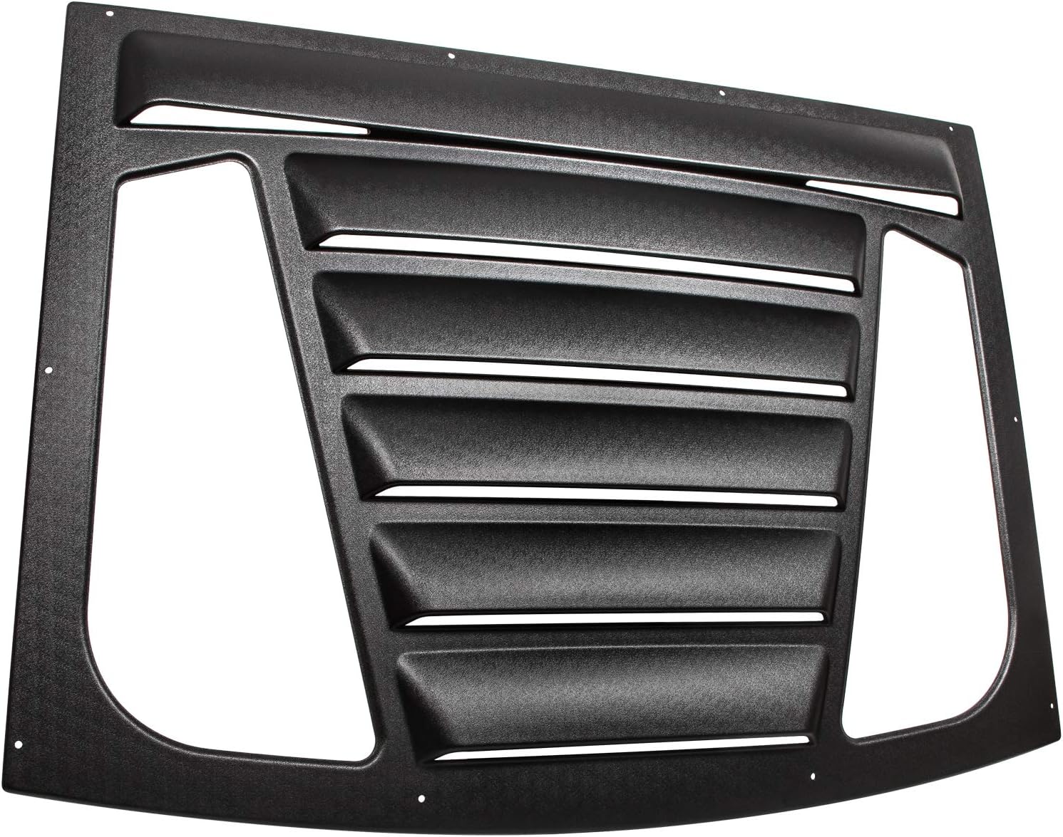 3pcs ABS Matte Black Rear & Side Window Louvers K754977