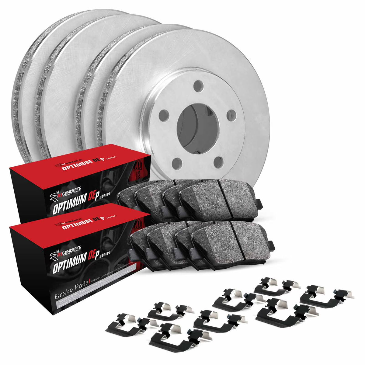 Brake Rotor Blank with Optimum OE Pads C6619