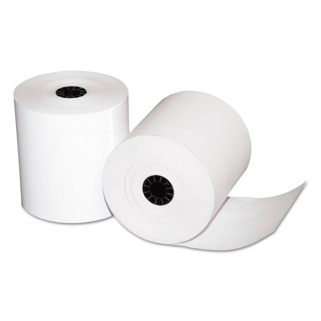 Single-Ply Thermal Cash Register Rolls, 3-1/8x22 x 230 Feet, White, 50/Carton Z9499