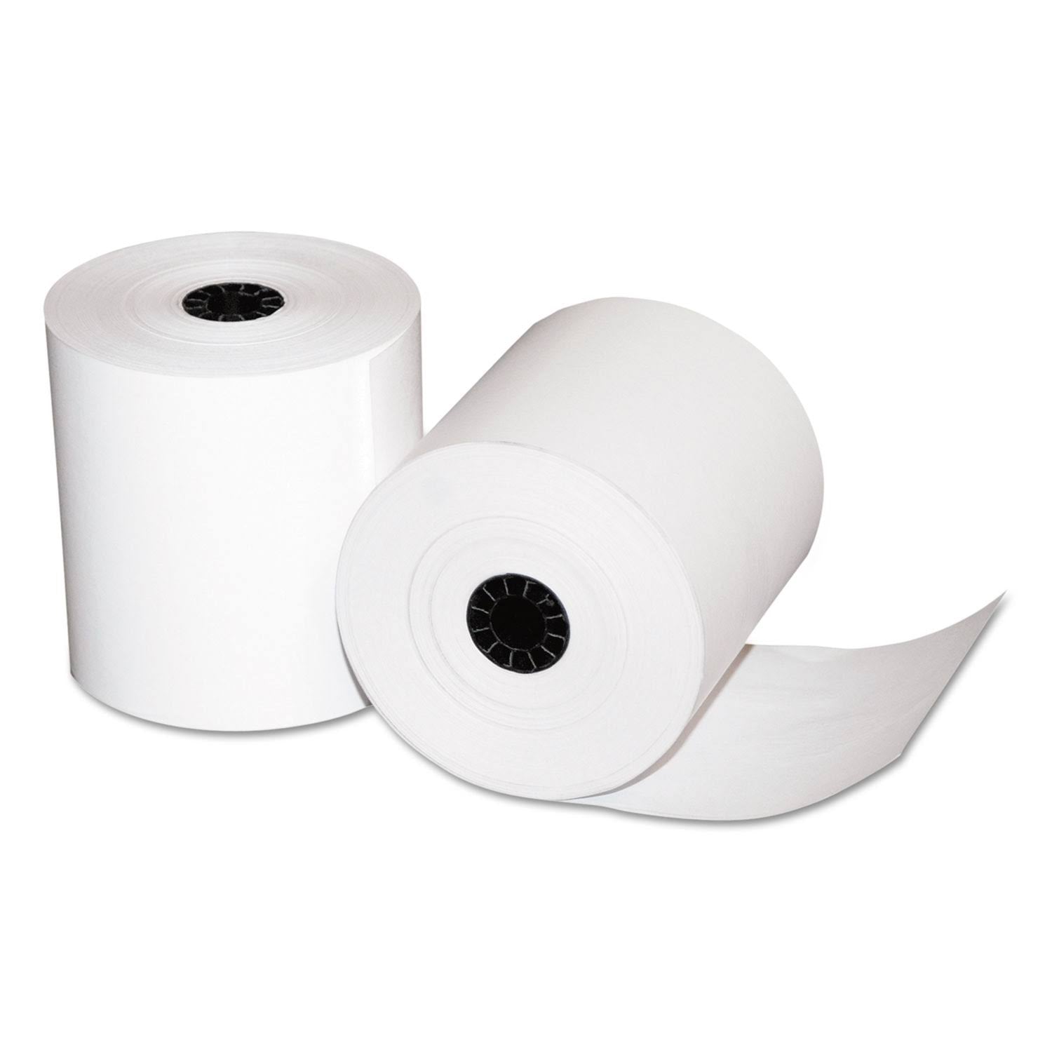 Single-Ply Thermal Cash Register Rolls, 3-1/8x22 x 230 Feet, White, 50/Carton Z9499