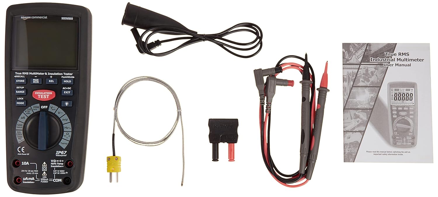 Insulation Tester with Multimeter Function, True RMS, CATIV 600V E234