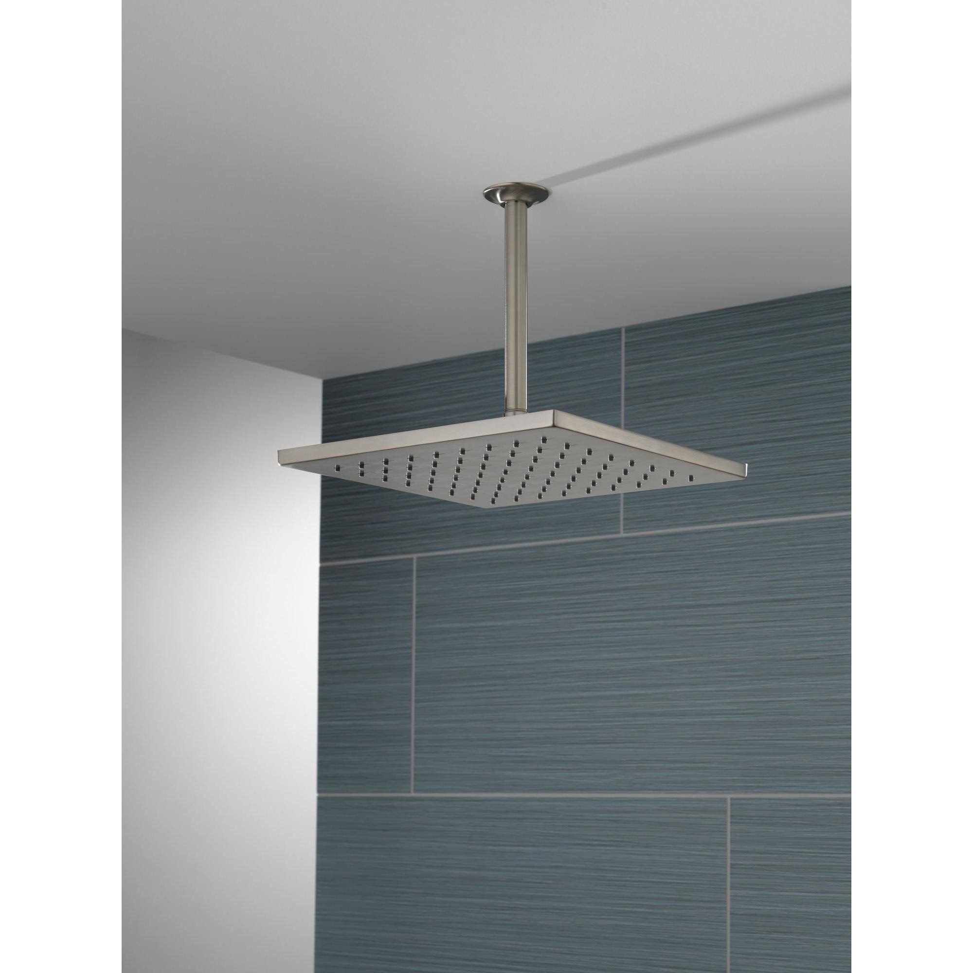 Chrome Metal Raincan Shower Head N1372