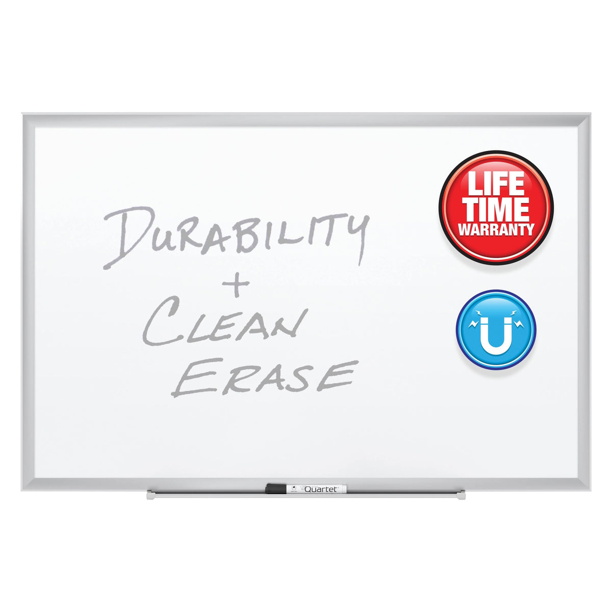 Porcelain Magnetic Board 36x22 x 24x22 Aluminum Frame U324979