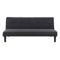 Dark Gray Convertible Futon Sofa Bed D952447