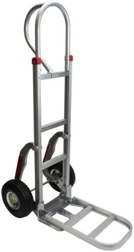 Aluminum Hand Truck with Pneumatic Wheels and Stair Climbers R45005