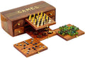 4 in 1 Multi Games Wooden Box E778597