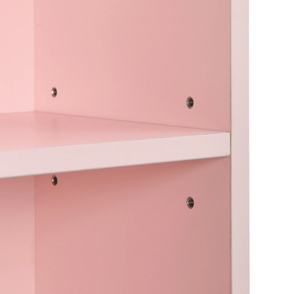 8-Tier Tall Narrow Bookcase with Adjustable Shelves H383