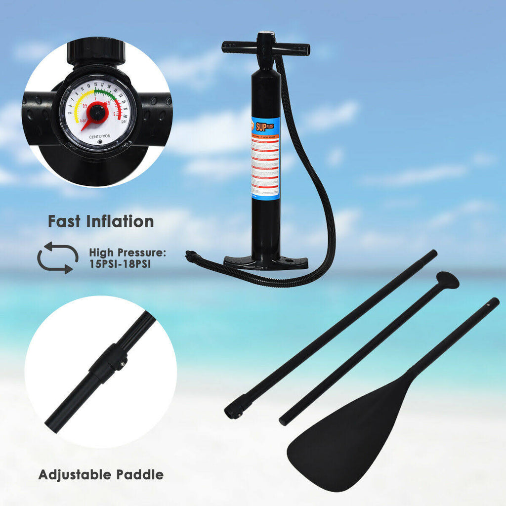 Inflatable Adjustable Paddle Board with Carry Bag S354