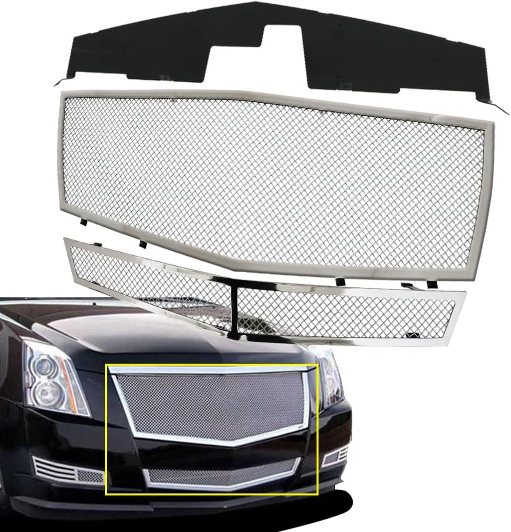 Chrome Stainless Steel Mesh Grille Insert Combo P88573