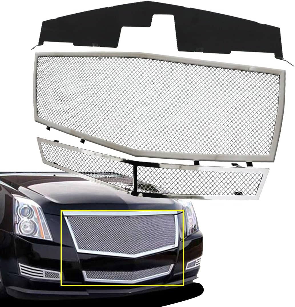 Chrome Stainless Steel Mesh Grille Insert Combo P88573