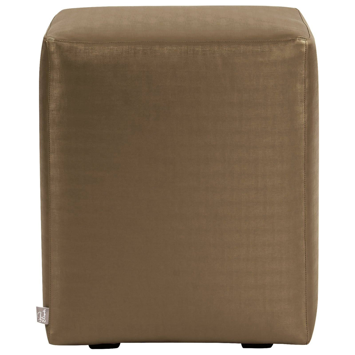 Gold Cube Ottoman E409