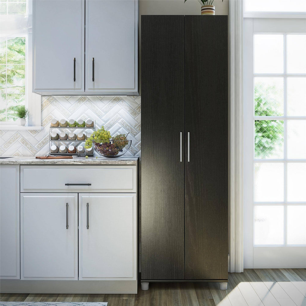 Ivory Oak Utility Storage Cabinet F512
