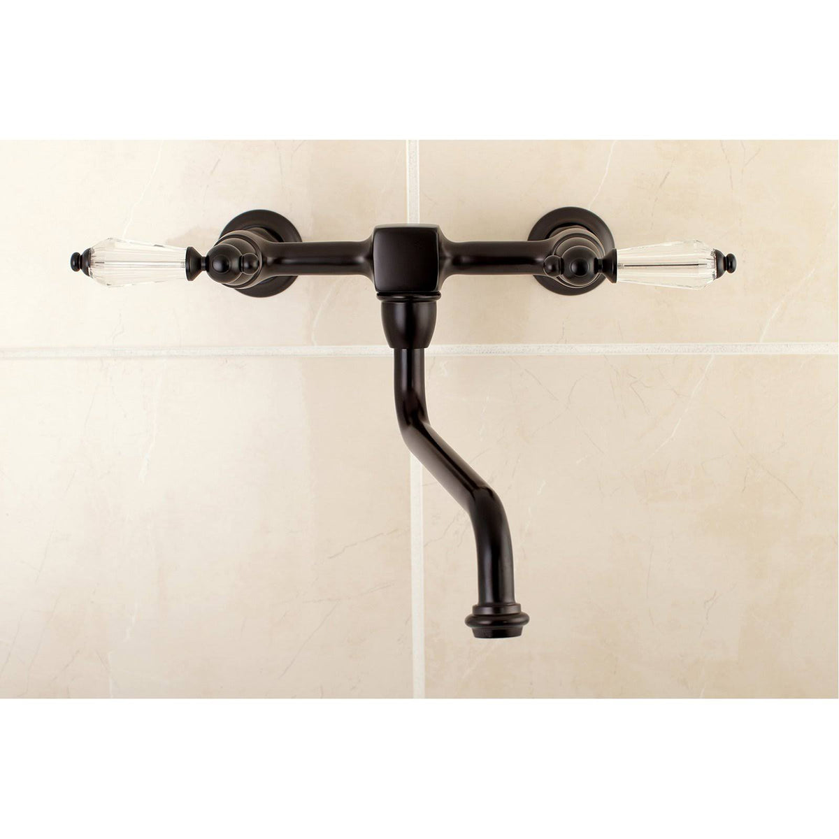 Polished Brass Wall Mount Vessel Sink Faucet O6554