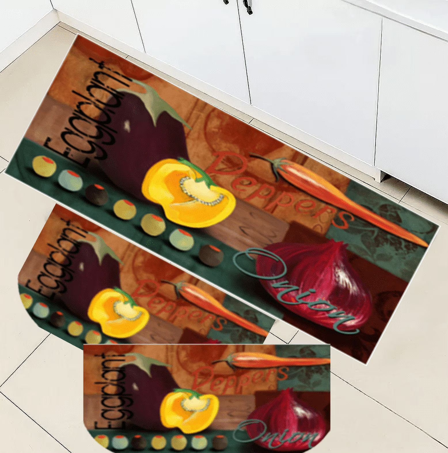 Multicolor Kitchen Mat Set C287116