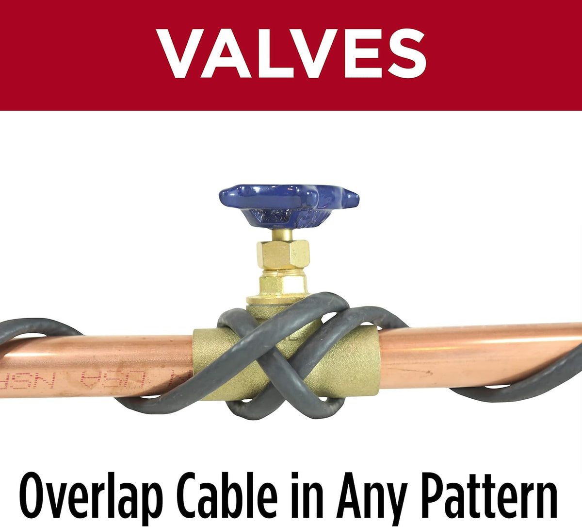 60 Feet Self-Regulating 120 Volt Heat Cable with Built-in Thermostat J18592