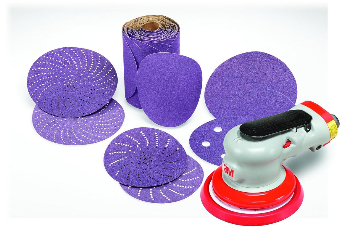 3M II Hookit Clean Sanding Paper Disc 732U 120+ Grit 5" Pack of 2 F62172