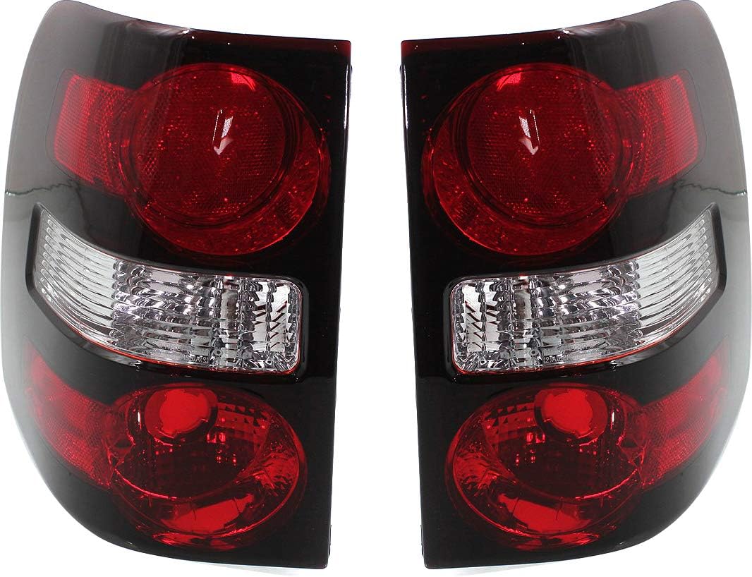 Tail Light Lens and Housing Set of 2 for Ford Explorer I5297