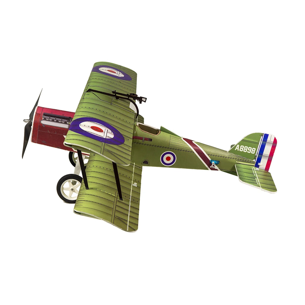 800mm Wingspan Foam Remote Control Airplane Biplane Warbird KIT S7615
