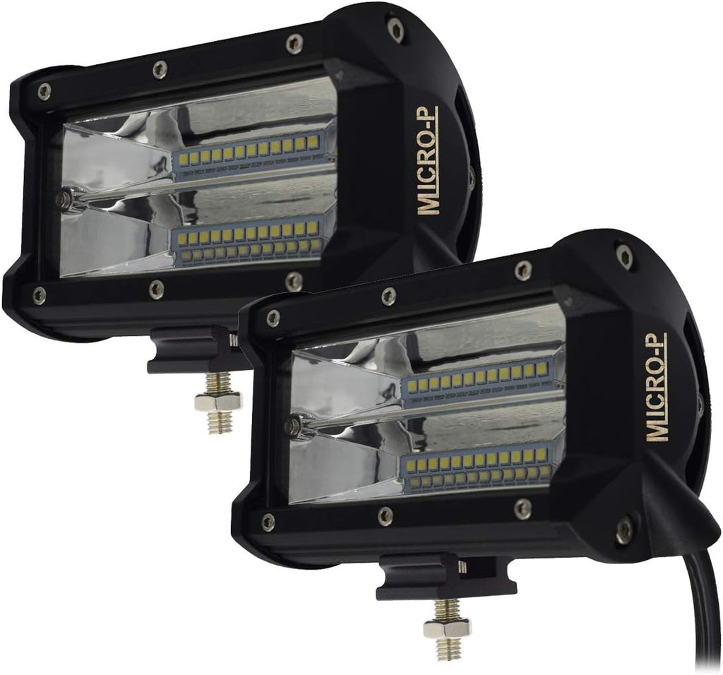 Amber 4 Inch 36W LED Work Lights 2 PCS Set X138