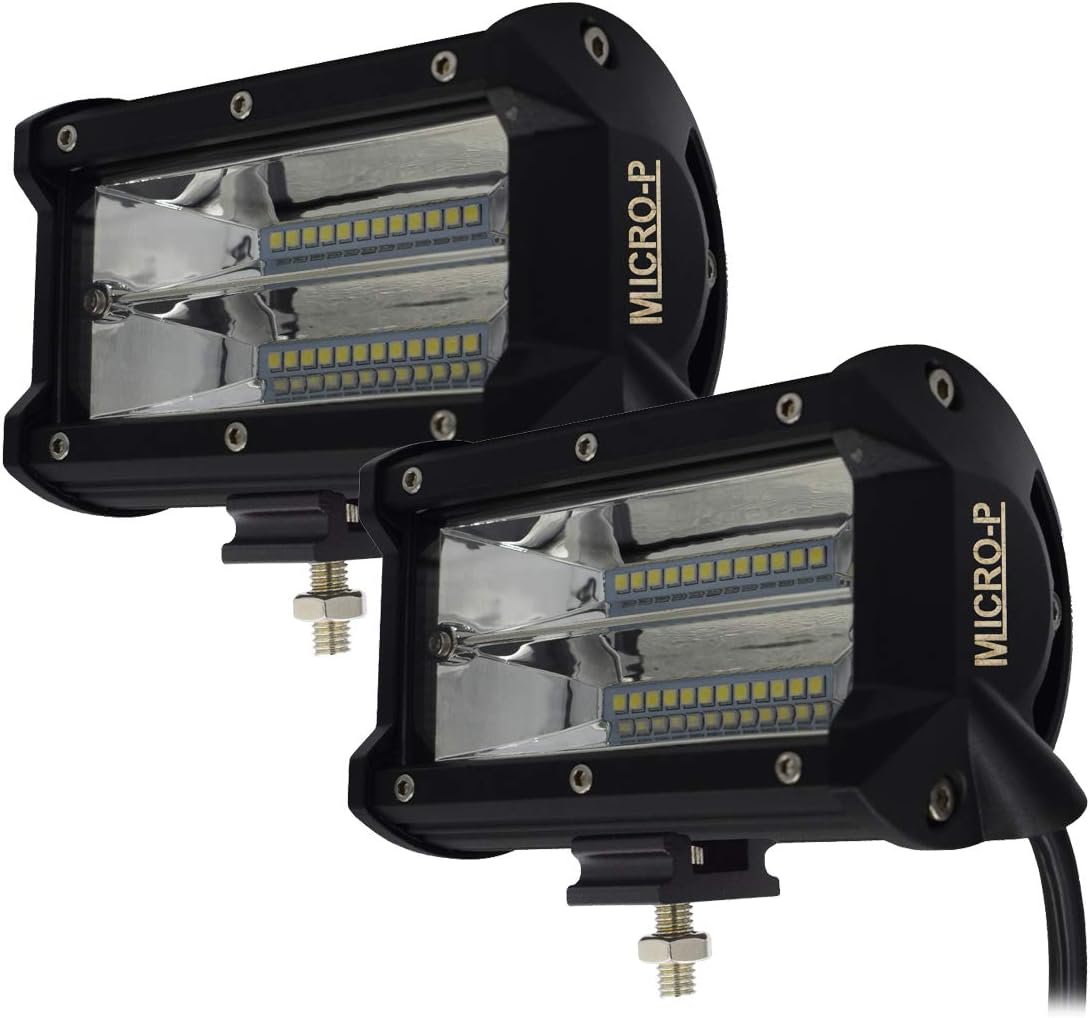 Amber 4 Inch 36W LED Work Lights 2 PCS Set X138