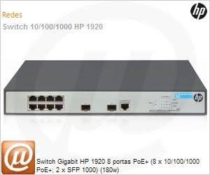 Managed L3 Switch with 8 PoE+ Ethernet Ports and 2 Gigabit SFP Ports V673492