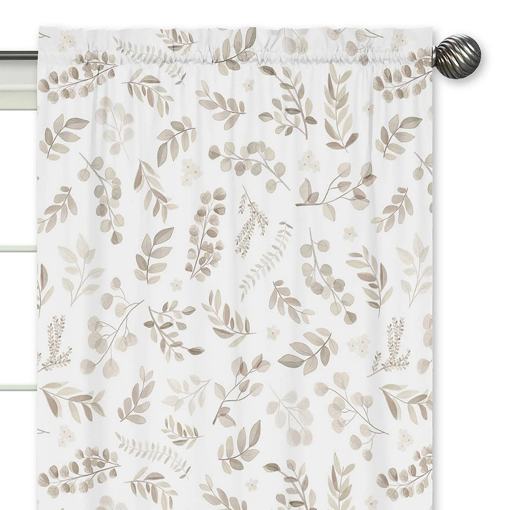 Botanical Taupe Window Panels, Set of 2 L322817