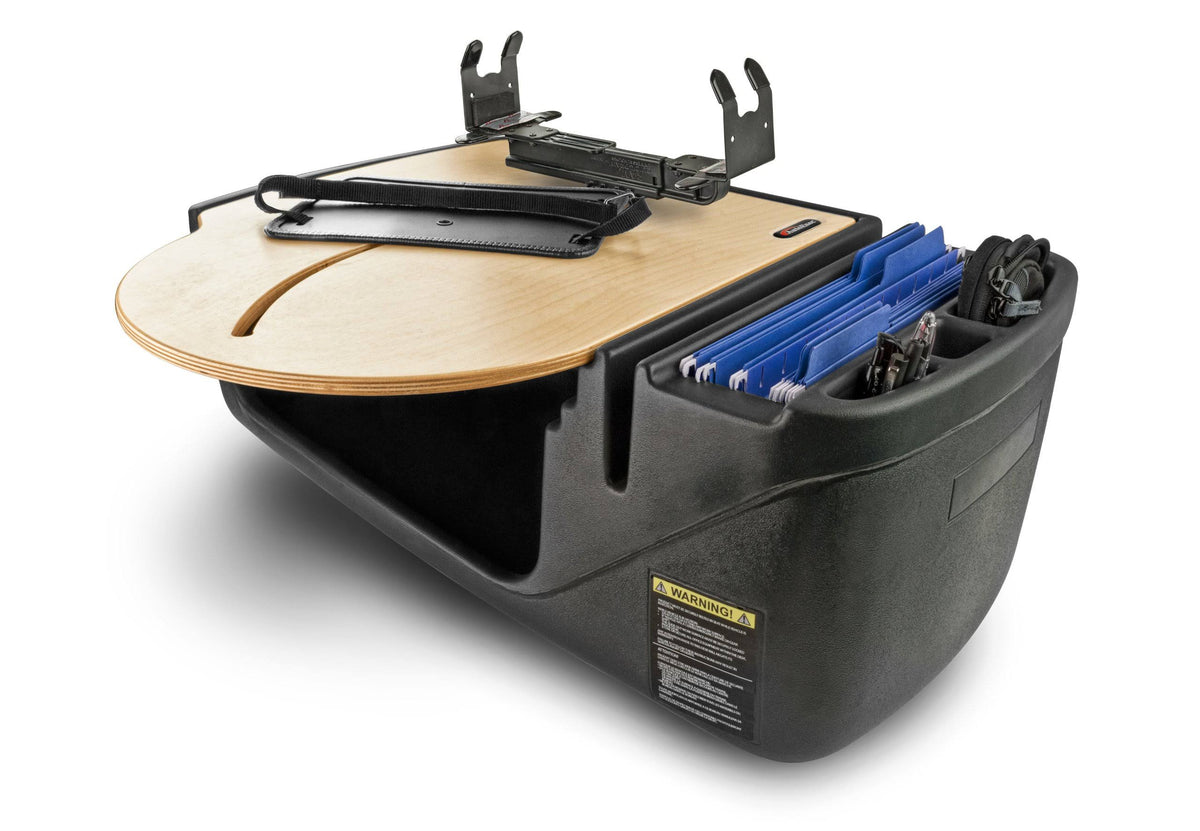 Car Desk with Built-in Power Inverter and Printer Stand E491