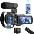 4K 30FPS 56MP WiFi IR Night Version Vlogging Camera with Microphone F323096