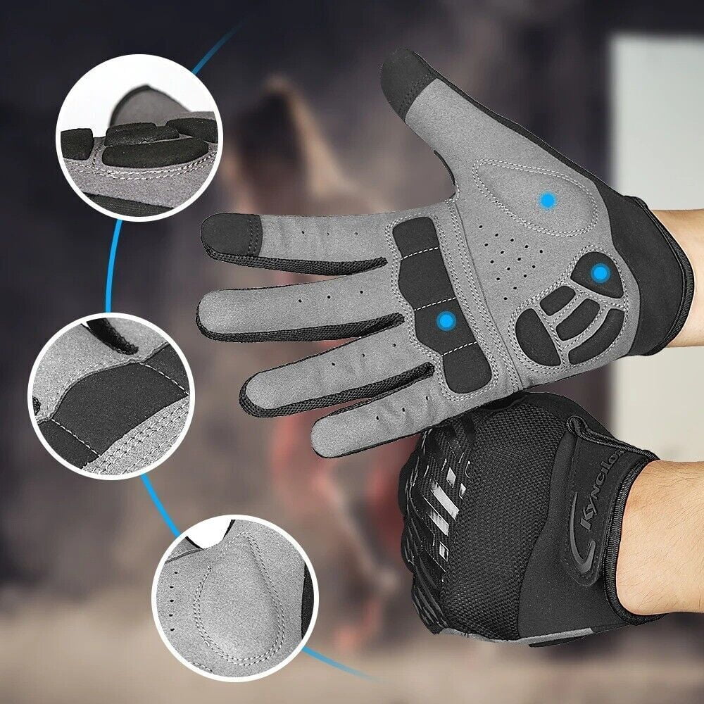 Full Finger Breathable Gel Pad Cycling Gloves Y9144