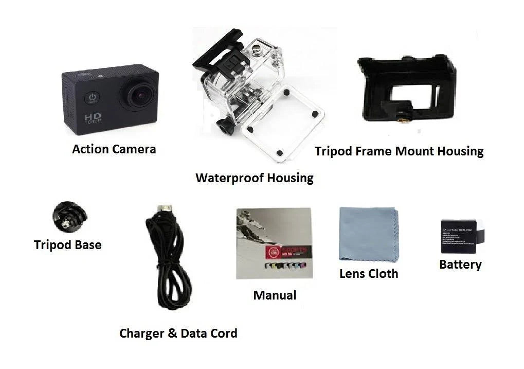 Full Spectrum Night Vision Waterproof Action Camera T6920