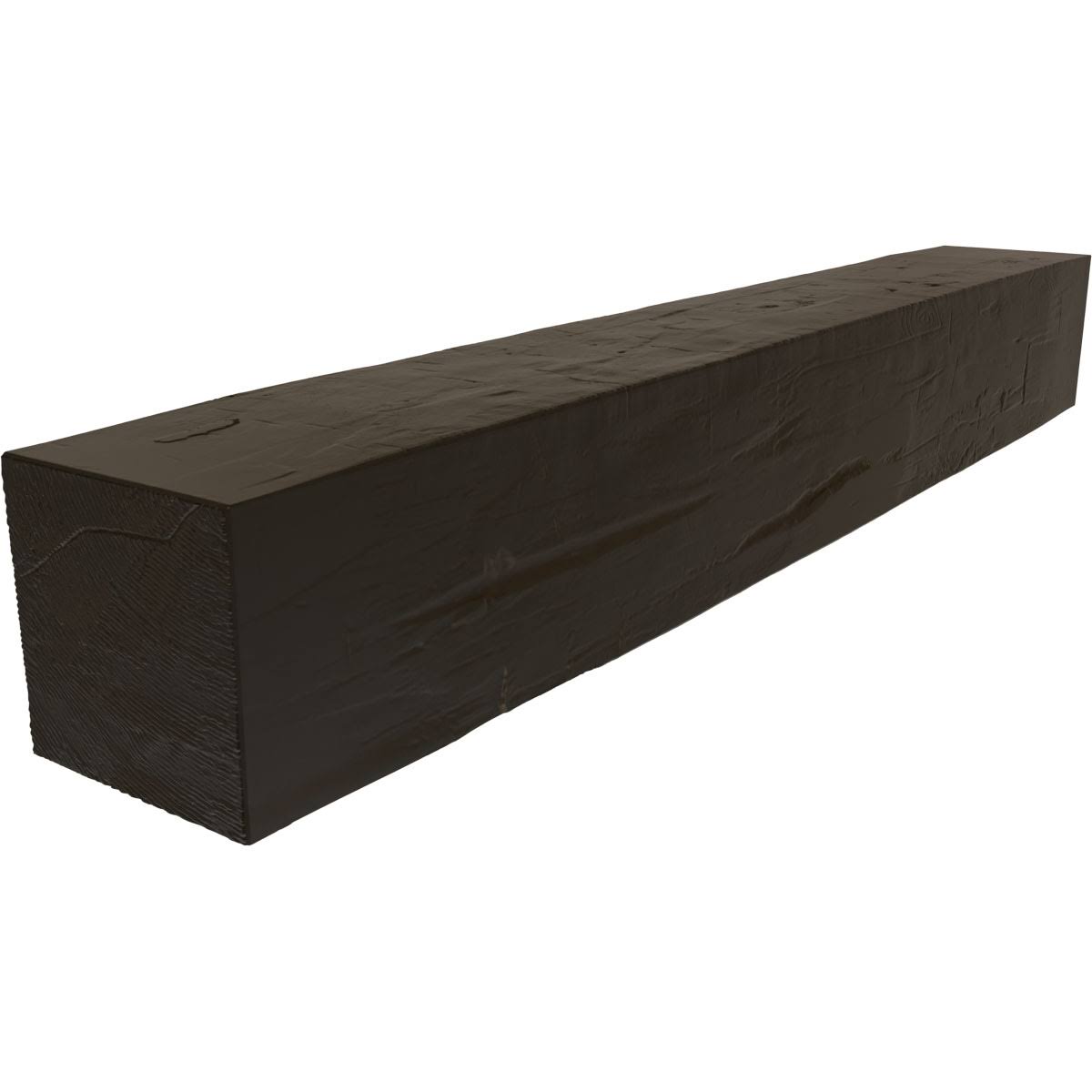 Hand Hewn Faux Wood Fireplace Mantel O7032